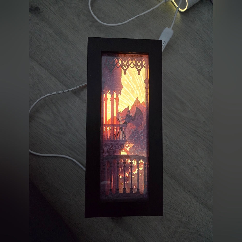 ACOTAR Shadow Box Art